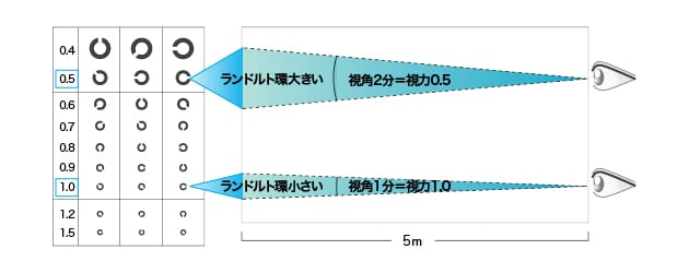 視力について